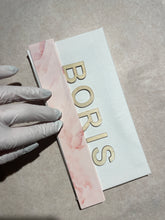 Görseli Galeri görüntüleyiciye yükleyin, Ek öğeler: İsim etiketi Doğum için kişiselleştirilmiş hediyeler - Mavi, Pembe, Doğa