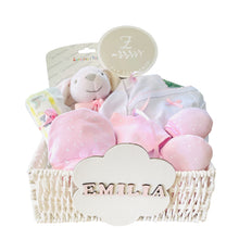 Lade das Bild in den Galerie-Viewer, Geschenk zur Geburt Rosa mit Name