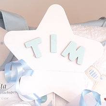 Lade das Bild in den Galerie-Viewer, Zusatzartikel: Namensschild Personalisiertes Geschenke zur Geburt mit Name-Blau,Rosa,Natur