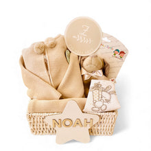 Load image into Gallery viewer, Love Doggi Baby Gift Beige with Name
