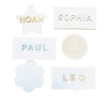 Lade das Bild in den Galerie-Viewer, Zusatzartikel: Namensschild Personalisiertes Geschenke zur Geburt mit Name-Blau,Rosa,Natur
