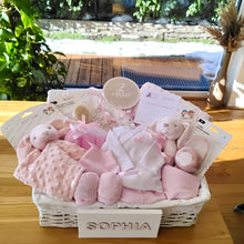 Load image into Gallery viewer, Pink Baby Gift with Baby´s Name personalised ZAY BABY SHOP
